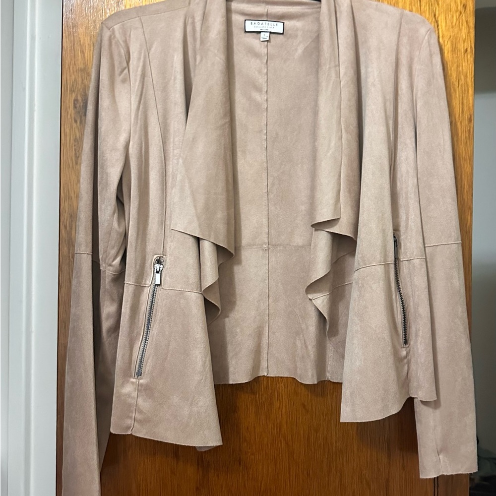 Bagatelle Tan Waterfall Blazer
